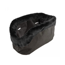 Чохол для сумок-переносок Ferplast With-Me Cover зі штучного хутра чорний 21.5x43.5x27 см 79551098