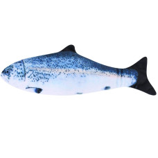 Игрушка для котов механическая вибро рыба Толстолобик 28 см