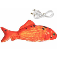 Игрушка для котов механическая вибро рыба Золотая рыбка 29 см