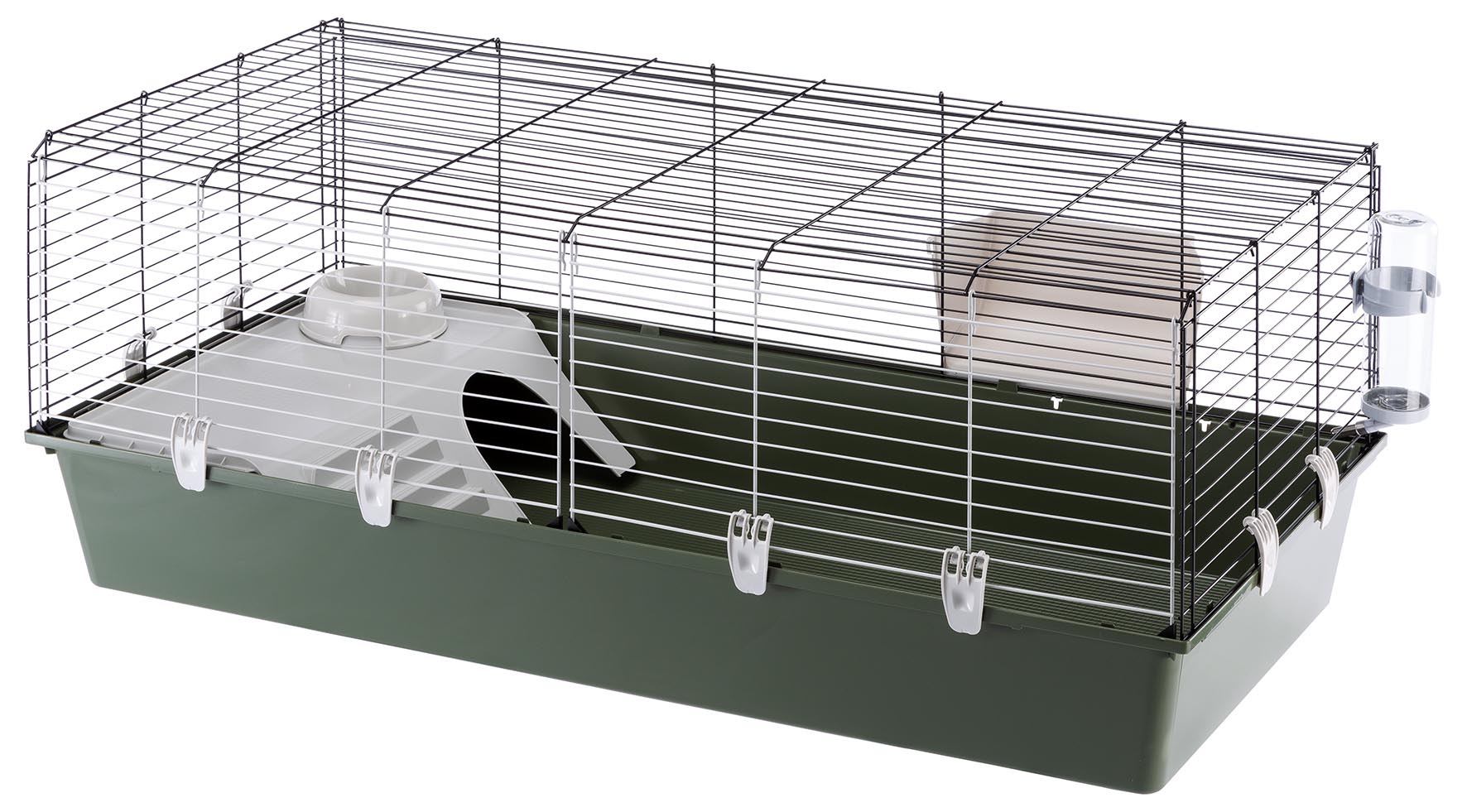 Клетка для кроликов и морских свинок Ferplast Rabbit 120 синяя 118x58.5x49.5 см 57053417 - 4 Клетка для кроликов и морских свинок Ferplast Rabbit 120 синяя 118x58.5x49.5 см 57053417 - zoo-expert.com.ua - 4