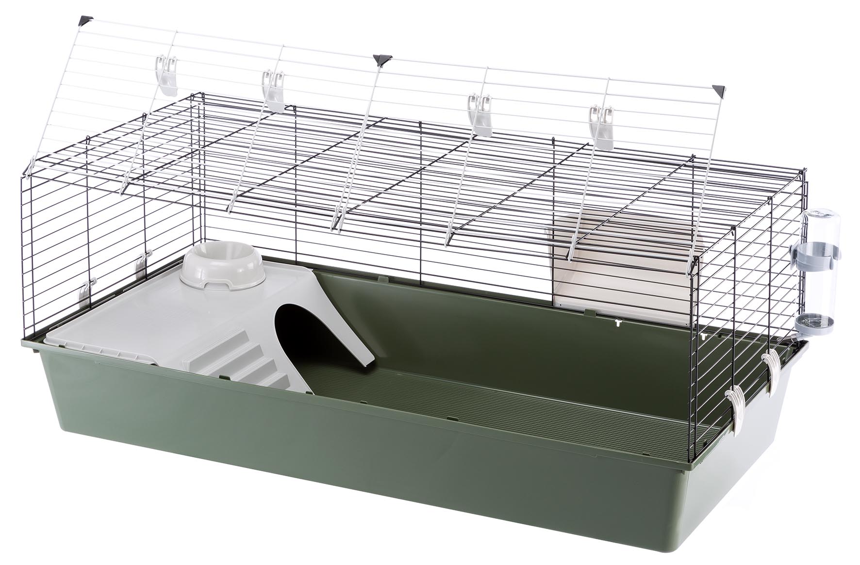 Клетка для кроликов и морских свинок Ferplast Rabbit 120 синяя 118x58.5x49.5 см 57053417 - 6 Клетка для кроликов и морских свинок Ferplast Rabbit 120 синяя 118x58.5x49.5 см 57053417 - zoo-expert.com.ua - 6