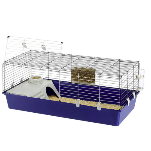 Клетка для кроликов и морских свинок Ferplast Rabbit 120 синяя 118x58.5x49.5 см 57053417 - zoo-expert.com.ua - 12