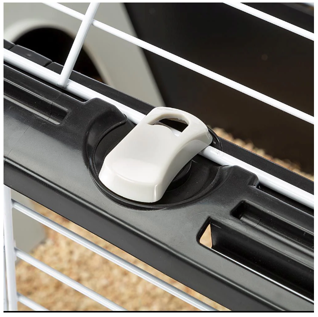 Клетка для кроликов и морских свинок Ferplast Casita 80 черная 78х48х50 см 57065070 - 9 Клетка для кроликов и морских свинок Ferplast Casita 80 черная 78х48х50 см 57065070 - zoo-expert.com.ua - 9