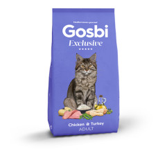 Сухий корм для котів Gosbi Exclusive Chicken & Turkey з куркою та індичкою 1.5 кг