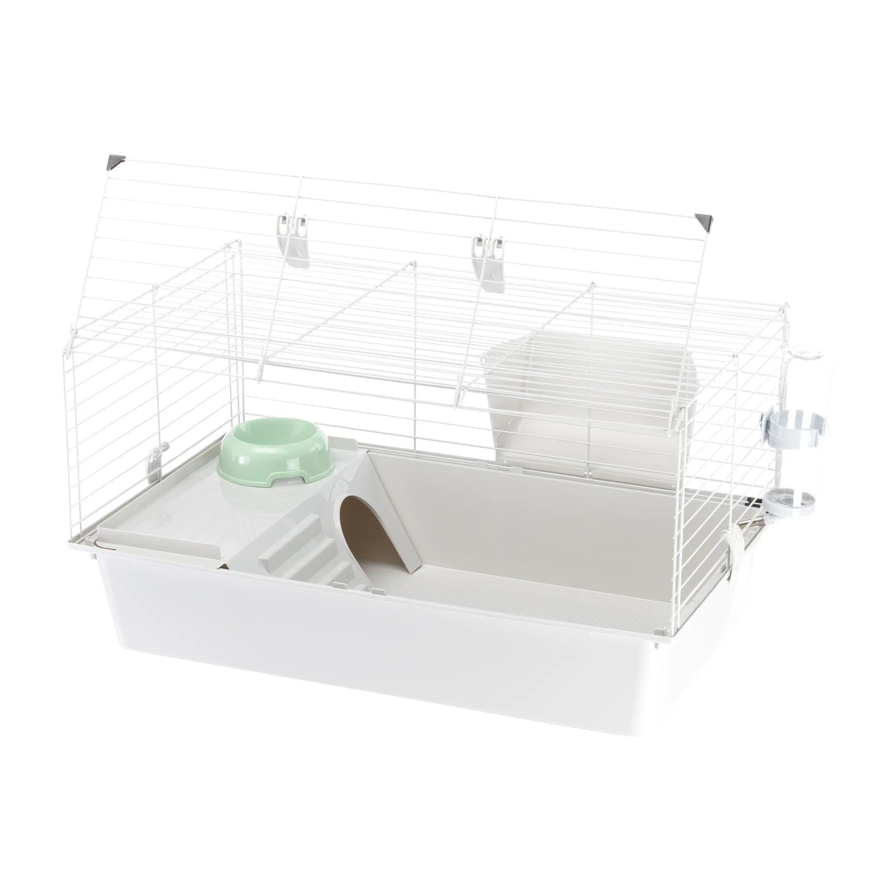 Клетка для кроликов и морских свинок Ferplast Guinea 80 серая 77x48x42 см 57054401 - 7 Клетка для кроликов и морских свинок Ferplast Guinea 80 серая 77x48x42 см 57054401 - zoo-expert.com.ua - 7