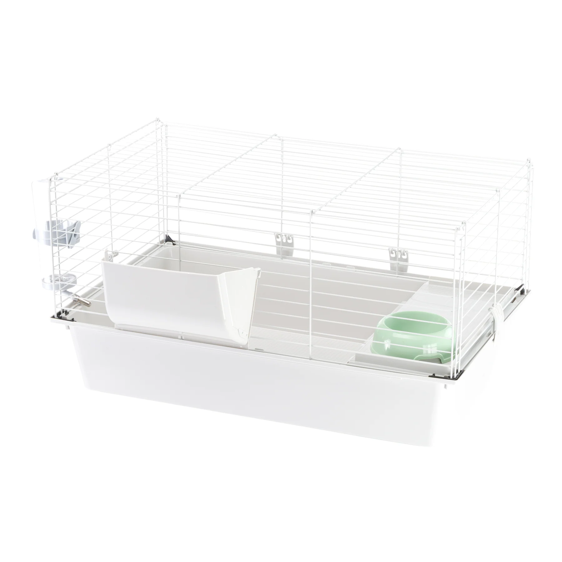 Клетка для кроликов и морских свинок Ferplast Guinea 80 серая 77x48x42 см 57054401 - 8 Клетка для кроликов и морских свинок Ferplast Guinea 80 серая 77x48x42 см 57054401 - zoo-expert.com.ua - 8