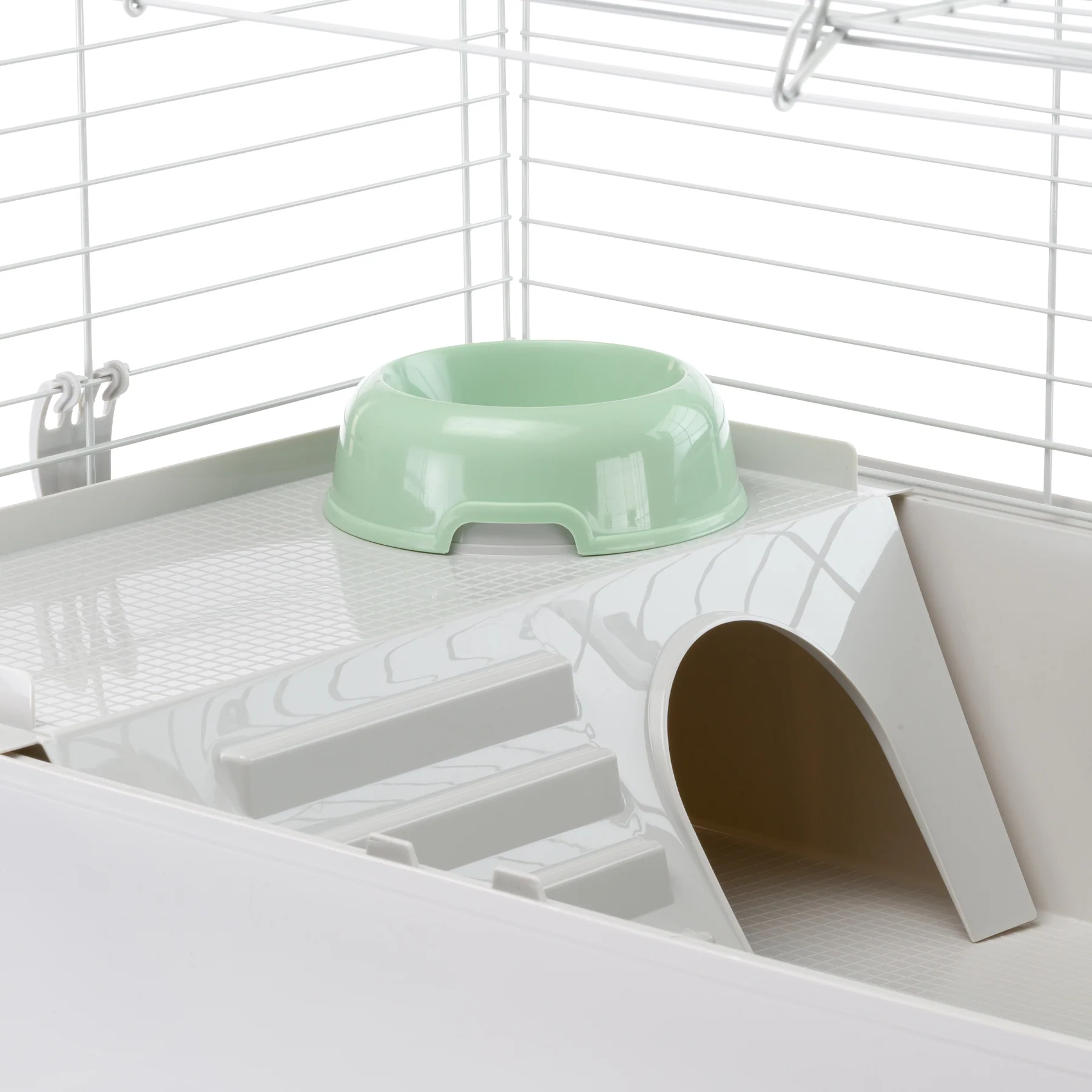 Клетка для кроликов и морских свинок Ferplast Guinea 80 серая 77x48x42 см 57054401 - 12 Клетка для кроликов и морских свинок Ferplast Guinea 80 серая 77x48x42 см 57054401 - zoo-expert.com.ua - 12