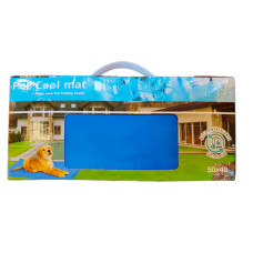 Охлаждающий коврик для собак и котов Pet Cool mat Синий 50х40 см 69212