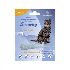 Капли против внешних и внутренних паразитов для котов Healthy Pet Security до 4 кг 109081