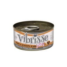 Вологий корм для котів Vibrisse tuna and chicken ham з тунцем та курячою шаткою 70 г C1018768