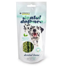 Ласощі для собак Croci Dental Defence Bone з м'ятою 100 г С1030948