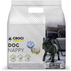 Подгузник для собак Croci Dog Nappy XS весом 1-2 кг обхват 28-35 ЦЕНА ЗА 1 ШТ C6028305