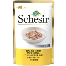 Вологий корм для котів Schesir Tuna and Chicken з тунцем та куркою 85 г 171016