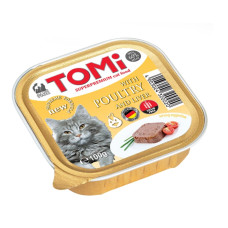 Вологий корм для котів TOMi з птицею та печінкою 100 г 320020