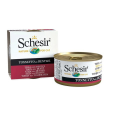Вологий корм для котів Schesir Tuna with Dentex Тунець із зубаном 85 г 172723