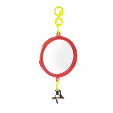 Дзеркало для птахів Ferplast Mirror PA 4212 коло червоне 8х15.5 см 84212799