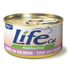 Влажный корм для котов LifeCat Tuna With Salmon с тунцом и лососем 85 г 422568