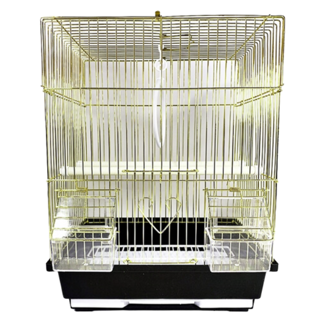 ᐉ Купить Клетка для птиц ZK A105 Gold коричневая 30х23х39 см с