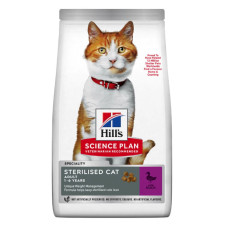 Сухий корм для стерилізованих котів Hill's Sterilised Duck з качкою 1.5 кг 607277