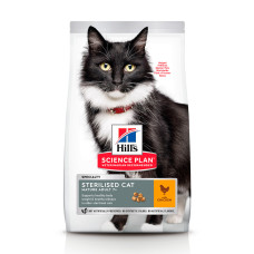 Сухий корм для стерилізованих літніх котів Hill's Sterilised Mature Adult 7+ Chicken з куркою 1.5 кг 604133