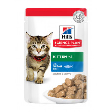 Вологий корм для кошенят Hill's Kitten Ocean Fish з океанічною рибою 85 г 604038