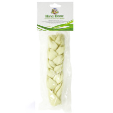 Ласощі для собак Croci King Bone Коса жилиста біла 55 г 15 см С6003042