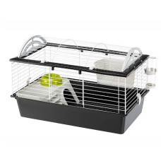 Клетка для кроликов и морских свинок Ferplast Casita 80 черная 78х48х50 57065170