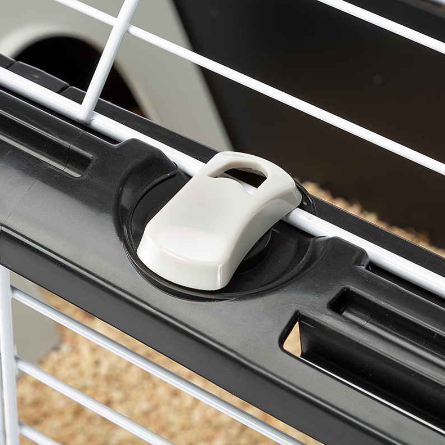 Клетка для кроликов и морских свинок Ferplast Casita 80 черная 78х48х50 57065170 - 3 Клетка для кроликов и морских свинок Ferplast Casita 80 черная 78х48х50 57065170 - zoo-expert.com.ua - 3