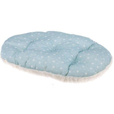 Подушка для цуценят Ferplast Relax F Puppy 55/4 зі штучним хутром блакитна 55х36 см 83155599