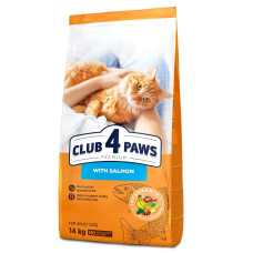 Сухий корм для котів Club 4 Paws із лососем 14 кг B4630501