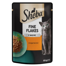 Вологий корм для котів Sheba з індичкою в желе 85 г 460604