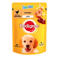 Вологий корм для цуценят Pedigree Junior з куркою та рисом 100 г 017247