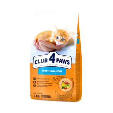 Сухий корм для кошенят Club 4 Paws з лососем 5 кг B4651601