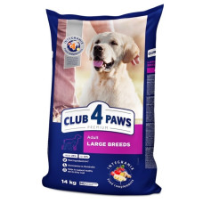 Сухий корм для собак великих порід Club 4 Paws з куркою 14 кг B4530401