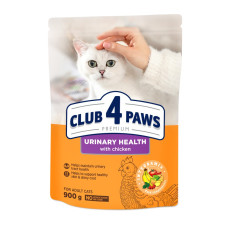 Сухий корм для котів Club 4 Paws Urinary для профілактики сечокам'яної хвороби з куркою 900 г B4620611