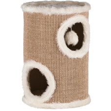 Кігтеточка для котів PolyPet будиночок-башта бежева 35x50 см КРД/01050-05