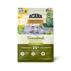 Сухой корм для котов Acana Grasslands Cat с цыпленком, индейкой и уткой 340 гр a64234
