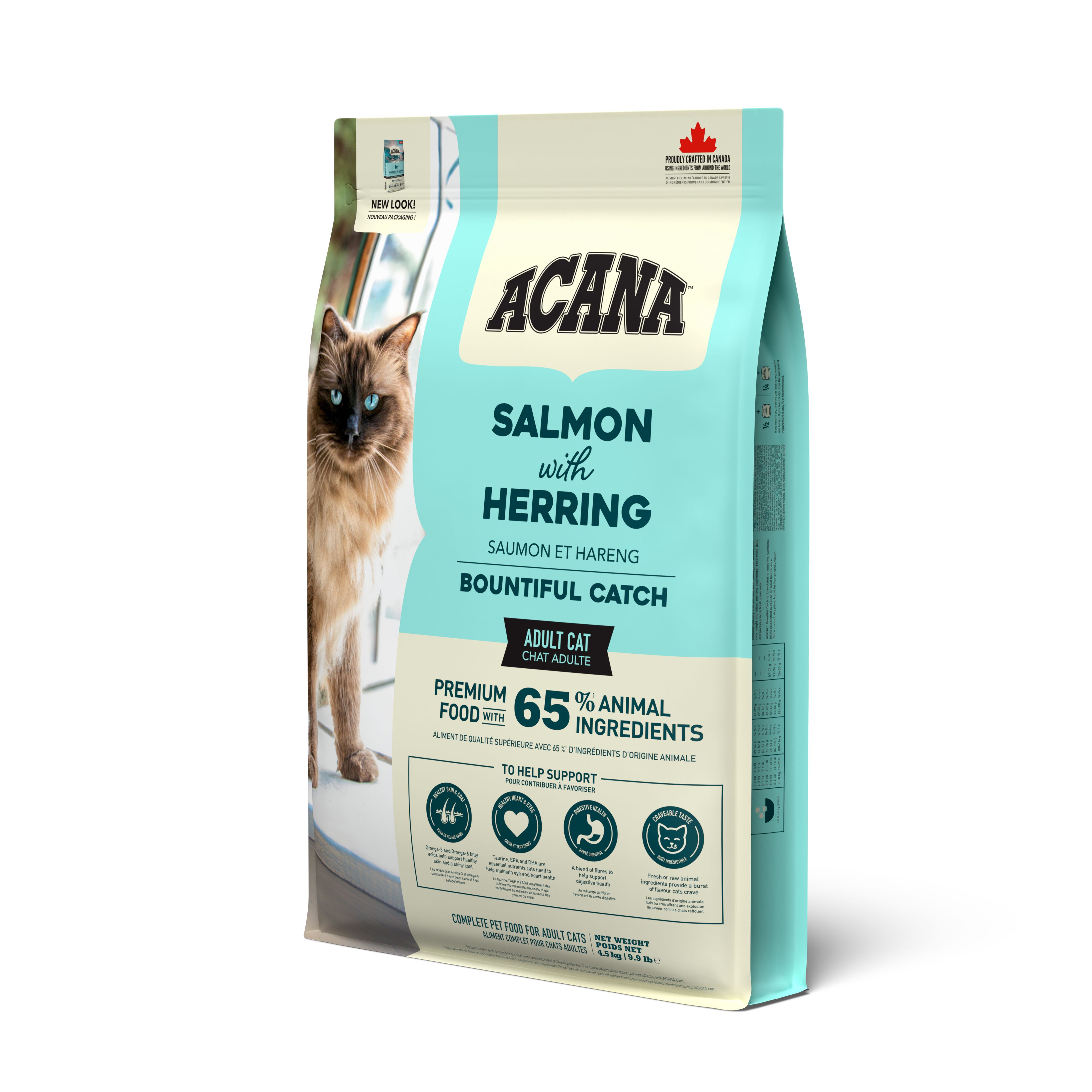 ᐉ Купить Сухой корм для котов Acana Bountiful Catch с рыбой 4.5