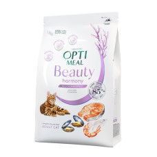 Сухий корм для котів OptiMeal Harmony Mild Calming Effect з морепродуктами 1.5 кг B1802301