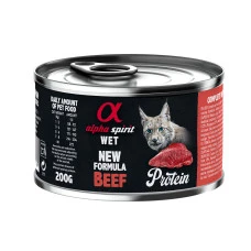 Влажный корм для котов Alpha Spirit Beef с говядиной 200 г as311261