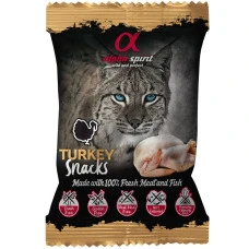 Лакомство для котов Alpha Spirit Turkey Snacks for Cat с индейкой 50 г as8002350
