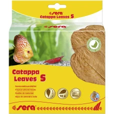 Листя індійського мигдалю для акваріума Sera Catappa Leaves S 14 см 10 шт 121963