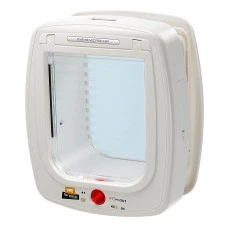 Дверца для собак и котов Ferplast Swing Microchip Large белая 26.5x16.2x31.5 см 72093011