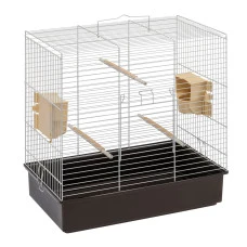 Клетка для канареек и маленьких птиц Ferplast Sonia черная 61.5x40x65 см 54015301