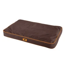 Подушка з міцного матеріалу Ferplast Polo 65 Cushion Brown для собак коричнева 65×40×8 см 81087012