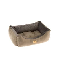Лежак с двусторонней подушкой Ferplast Chester 50 Bedding Blue для кошек и собак 50*45*20 см 83770525