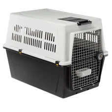 Переноска для собак и котов Ferplast Atlas Professional 70 серо-черная до 60 кг 101x68.5x75.5 см 73070021