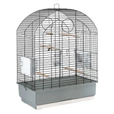 Клітка для канарок та папуг Ferplast Viola чорна 59x33x80 см 54056314