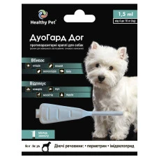 Капли против внешних паразитов для собак Healthy Pet DuoGuard Dog от 4 до 10 кг 209151