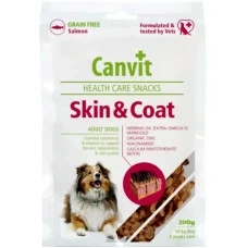 Ласощі для собак Canvit Skin and Coat для краси, здоров'я та блиску вовни 200 г can508778